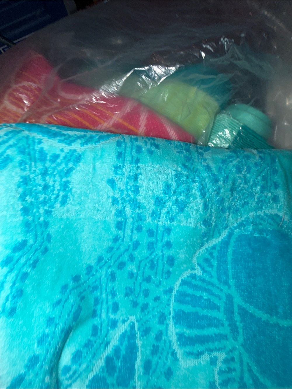 Overside Beach Towel Blue Color - Picture 4 of 4